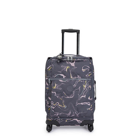 Kipling Darcey Small Printed Carry-On Rolling Kofferter Blå | NO 1471OK